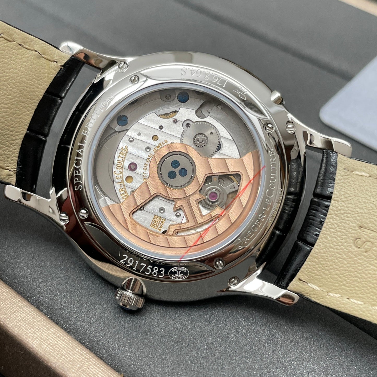Jaeger LeCoultre Master Ultra Thin 130842J 1:1 Best Edition V9 Fabbrica Esfera blanca Suizo ETA868