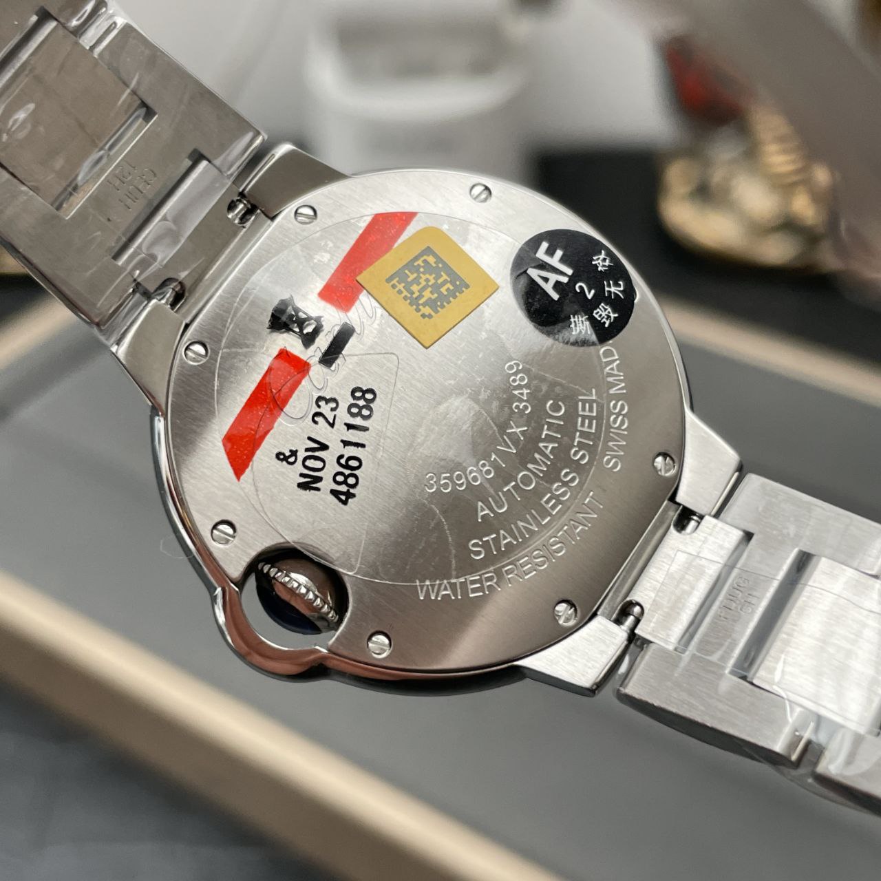 Ballon Bleu De Cartier W4BB0016 33MM 1:1 edizione migliore AF Fabbrica quadrante bianco