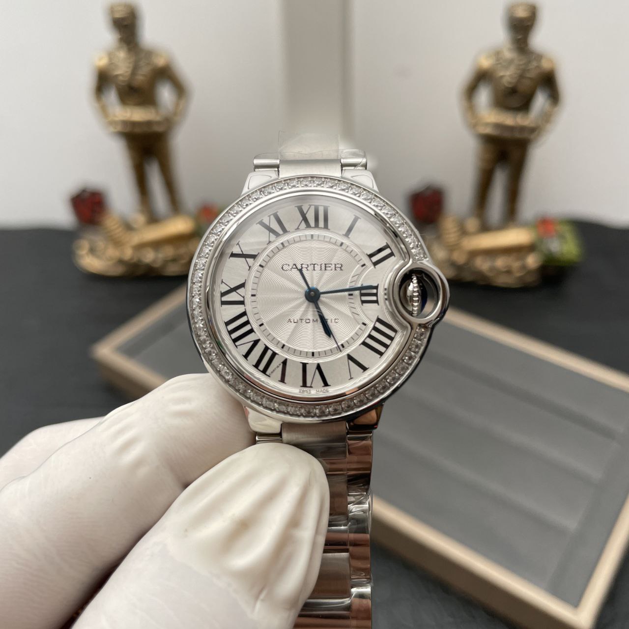 Ballon Bleu De Cartier W4BB0016 33MM 1:1 edizione migliore AF Fabbrica quadrante bianco