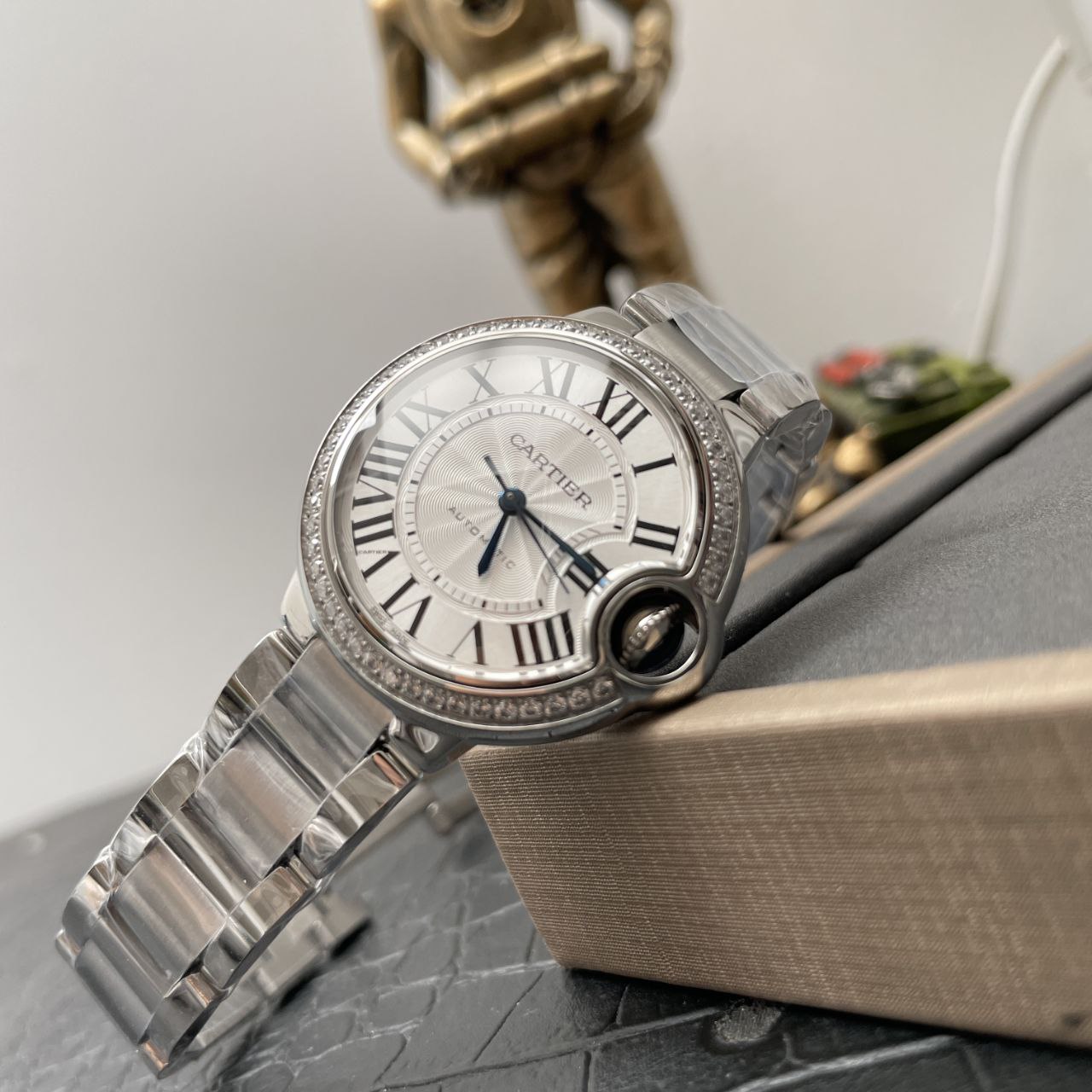 Ballon Bleu De Cartier W4BB0016 33MM 1:1 edizione migliore AF Fabbrica quadrante bianco