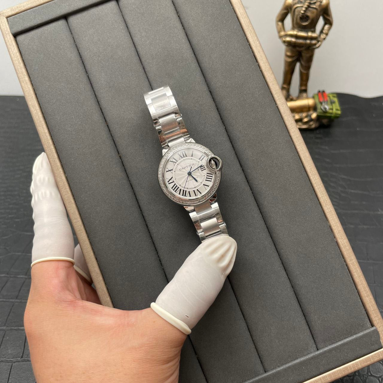 Ballon Bleu De Cartier W4BB0016 33MM 1:1 edizione migliore AF Fabbrica quadrante bianco