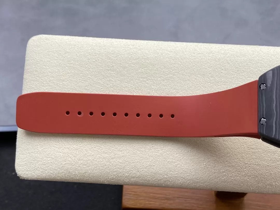 Richard Mille RM 07 RM007 Carbonio NTPT Cassa 1:1 edizione migliore G+ Fabbrica Red cinturino