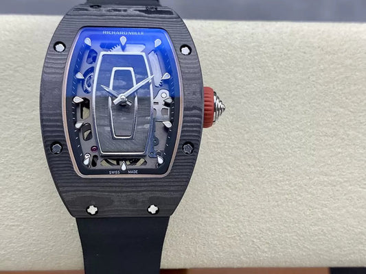 Richard Mille RM 07 RM007 Carbonio NTPT Cassa 1:1 edizione migliore G+ Fabbrica