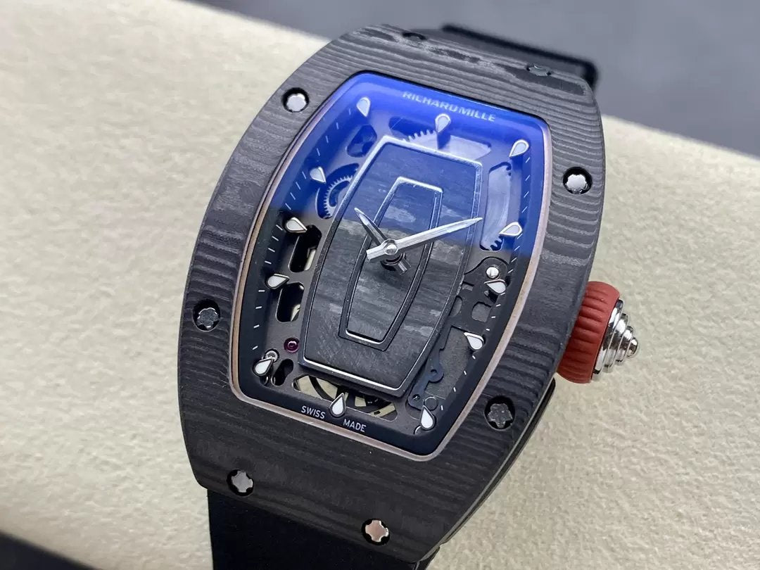 Richard Mille RM 07 RM007 Carbonio NTPT Cassa 1:1 edizione migliore G+ Fabbrica