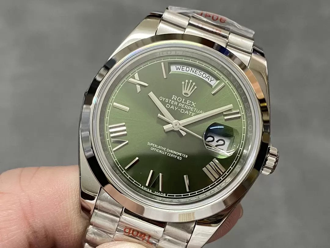 Rolex Day Date 40 - 228206-0027  QF Fabbrica 1:1 Best Edition Green Dial