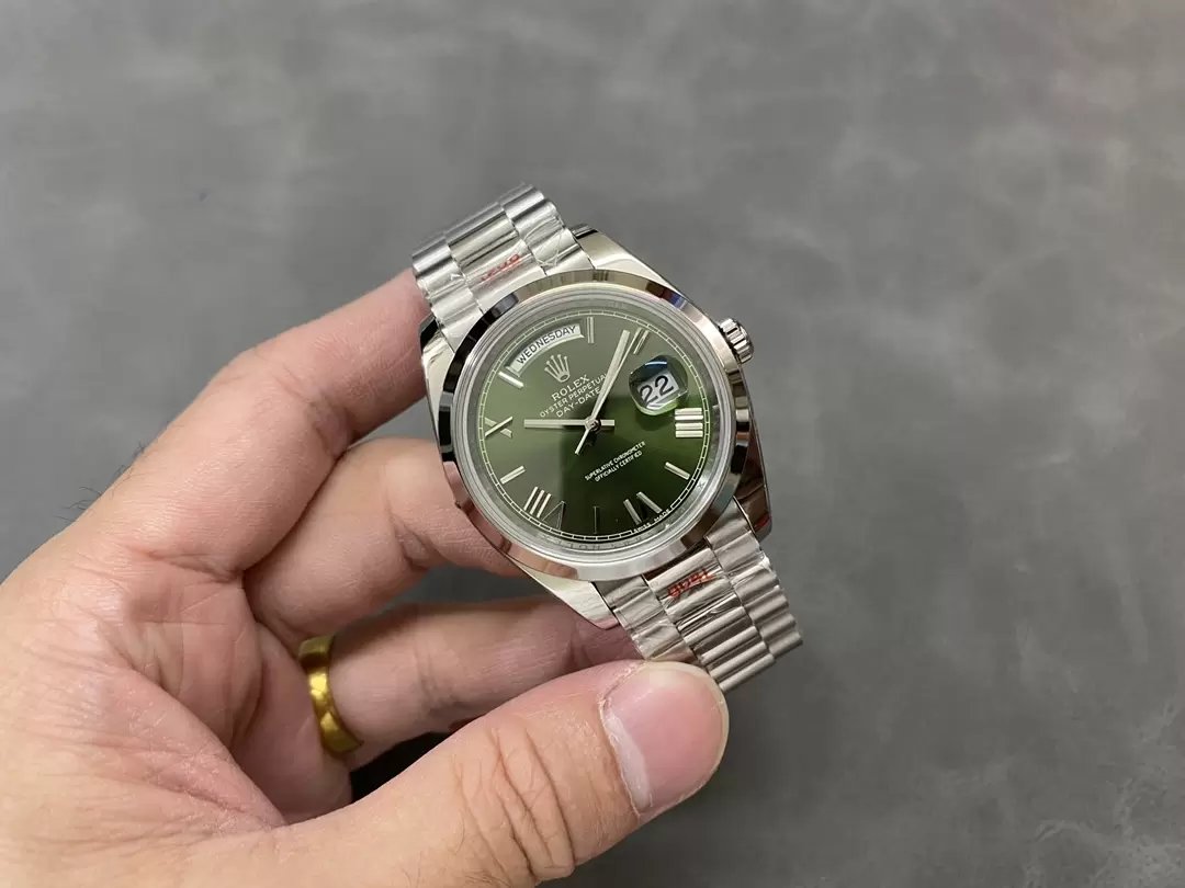 Rolex Day Date 40 - 228206-0027  QF Fabbrica 1:1 Best Edition Green Dial