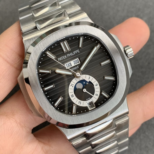 Patek Philippe Nautilus 5726 1:1 edizione migliore GR Fabbrica V3 Grigio quadrante acciaio inossidabile