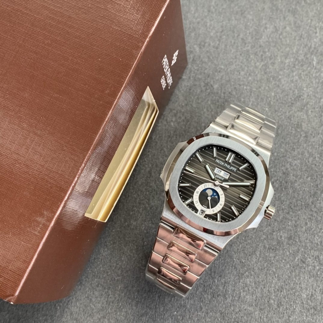 Patek Philippe Nautilus 5726 1:1 edizione migliore GR Fabbrica V3 Grigio quadrante acciaio inossidabile