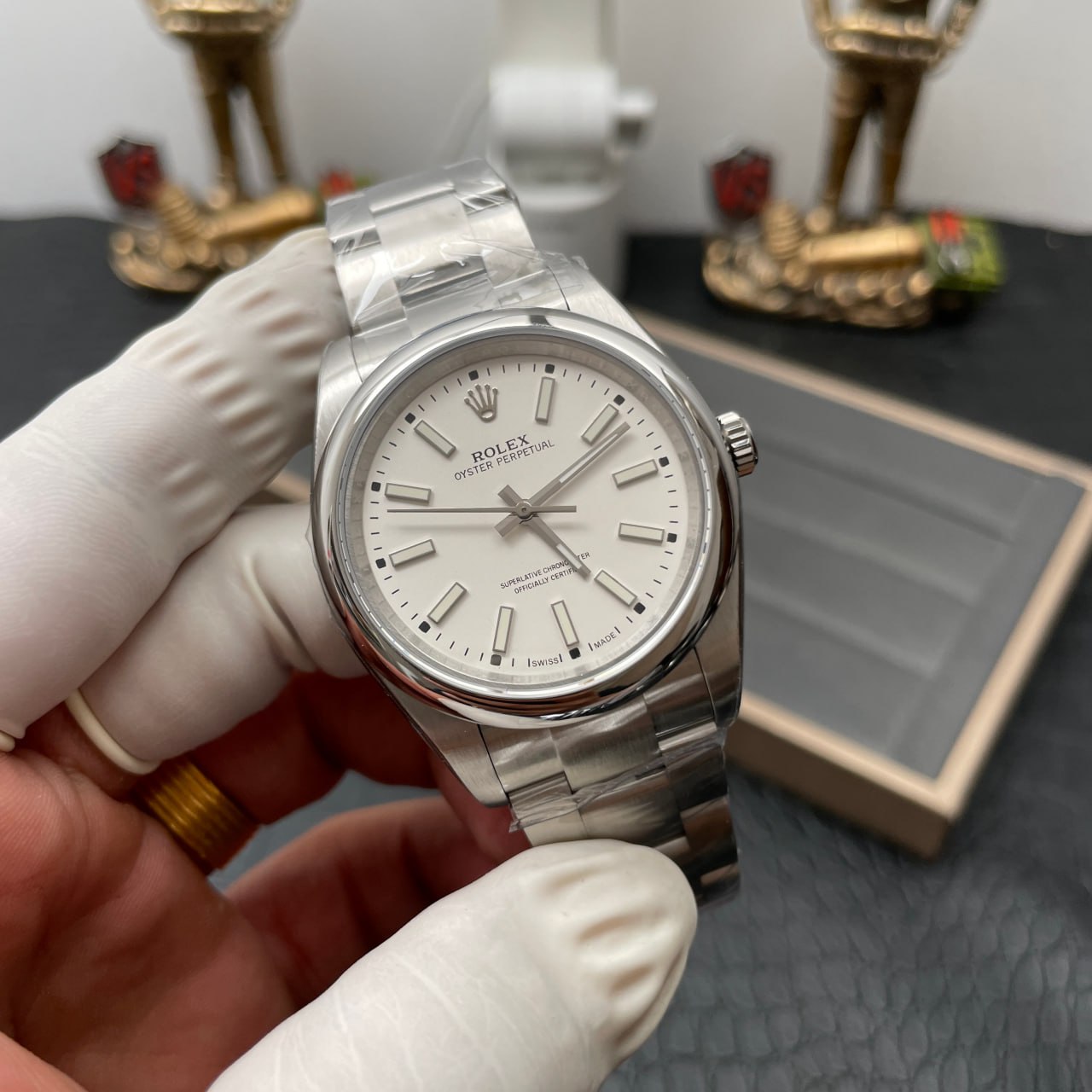 Rolex Oyster Perpetual 114300 39MM TW Fabbrica 1:1 Best Edition White Dial