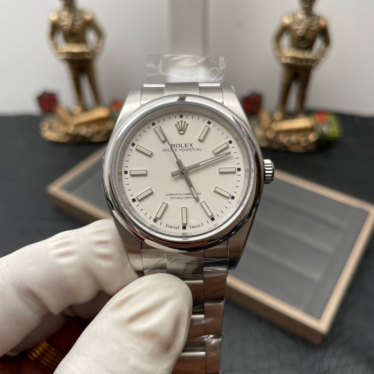 Rolex Oyster Perpetual 114300 39MM TW Fabbrica 1:1 Best Edition White Dial