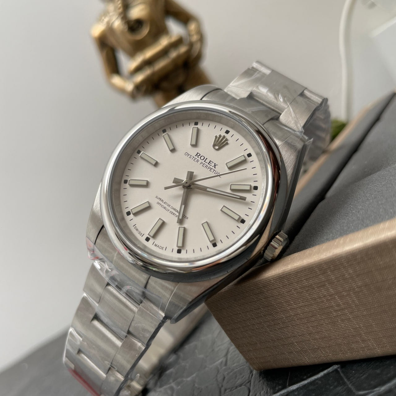 Rolex Oyster Perpetual 114300 39MM TW Fabbrica 1:1 Best Edition White Dial