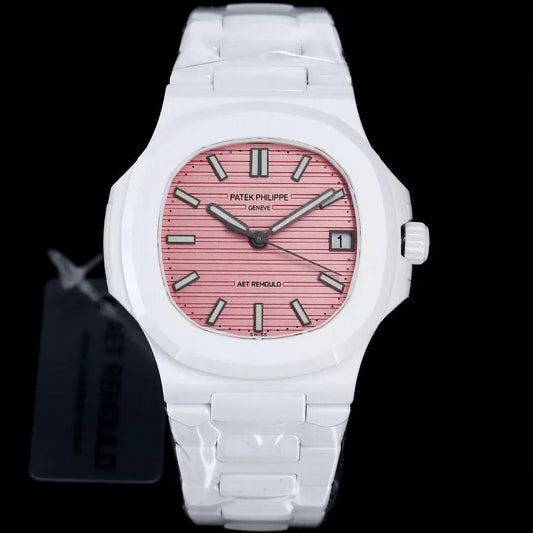 [AET modified] Patek Philippe Nautilus 5711 ceramica Pink quadrante 1:1  edizione migliore