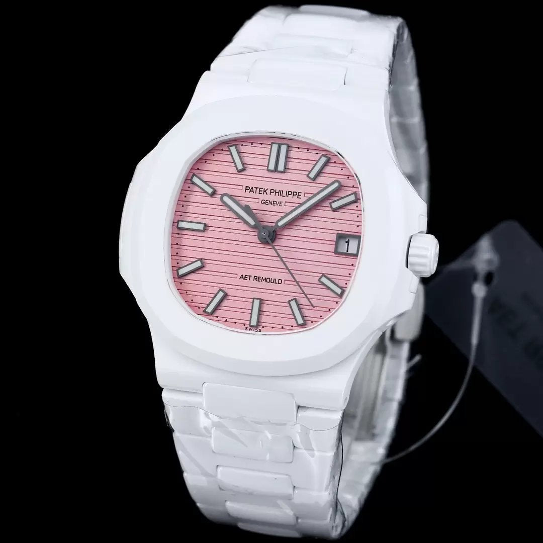 [AET modificado] Patek Philippe Nautilus 5711 ceramica Pink quadrante 1:1 edizione migliore