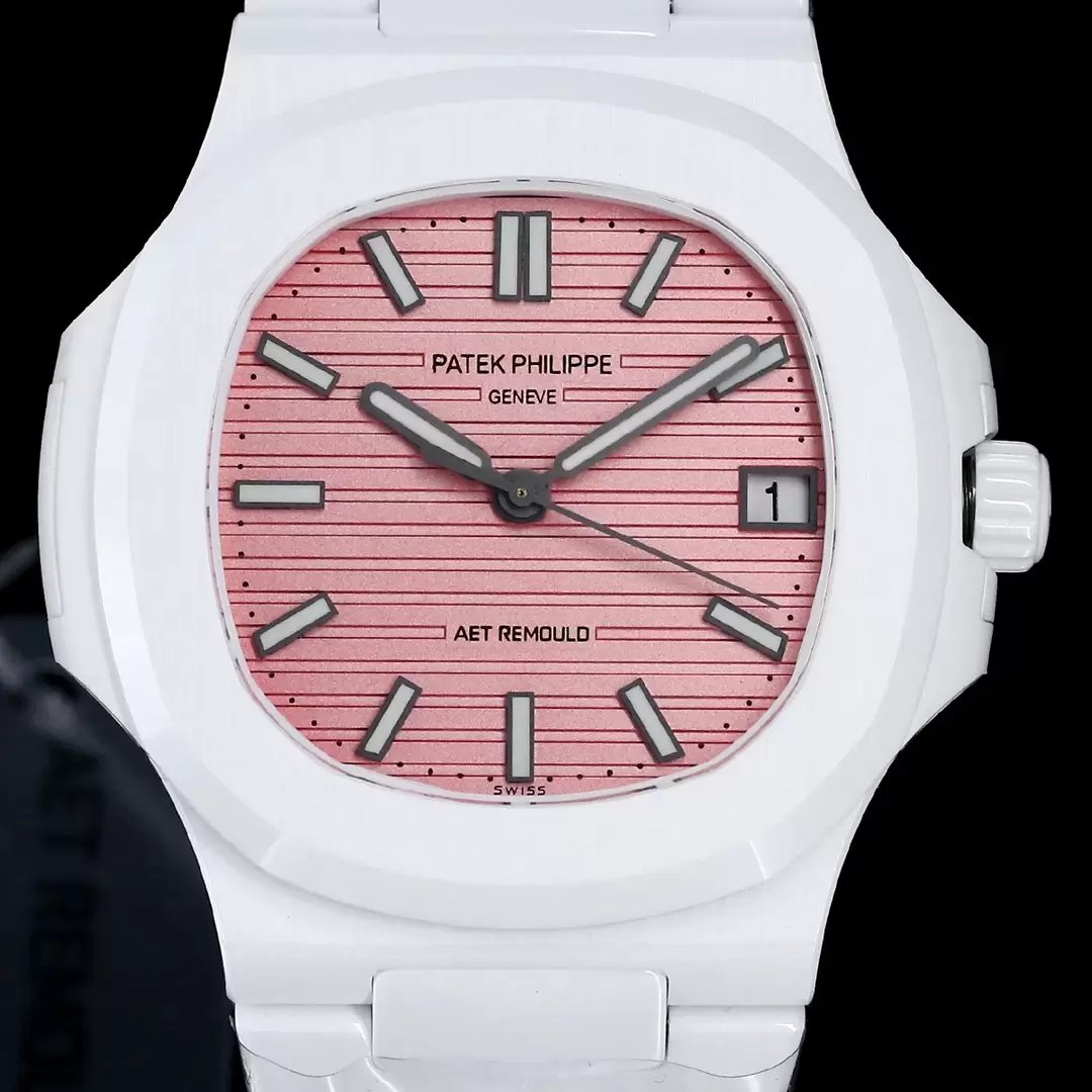[AET modificado] Patek Philippe Nautilus 5711 ceramica Pink quadrante 1:1 edizione migliore