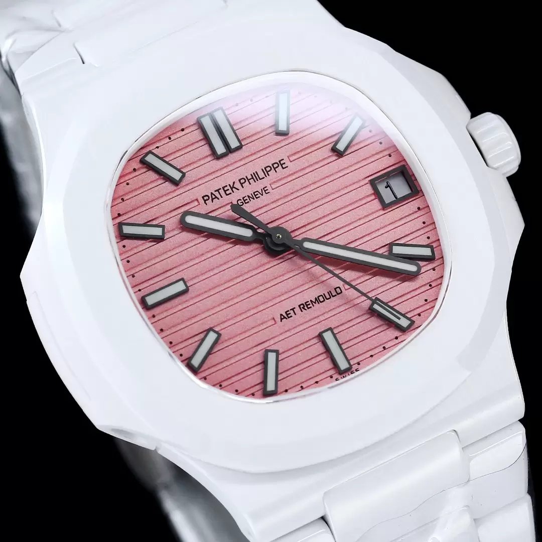 [AET modificado] Patek Philippe Nautilus 5711 ceramica Pink quadrante 1:1 edizione migliore