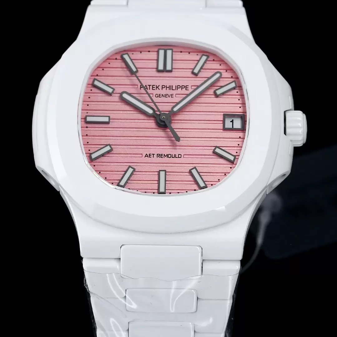 [AET modificado] Patek Philippe Nautilus 5711 ceramica Pink quadrante 1:1 edizione migliore
