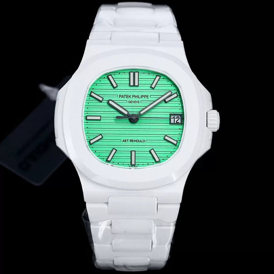 [AET modified] Patek Philippe Nautilus 5711 ceramica quadrante verde 1:1  edizione migliore