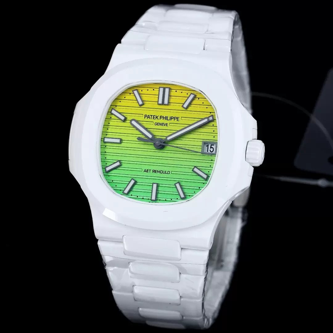 [AET modificado] Patek Philippe Nautilus 5711 ceramica gradiente quadrante verde 1:1 edição melhor