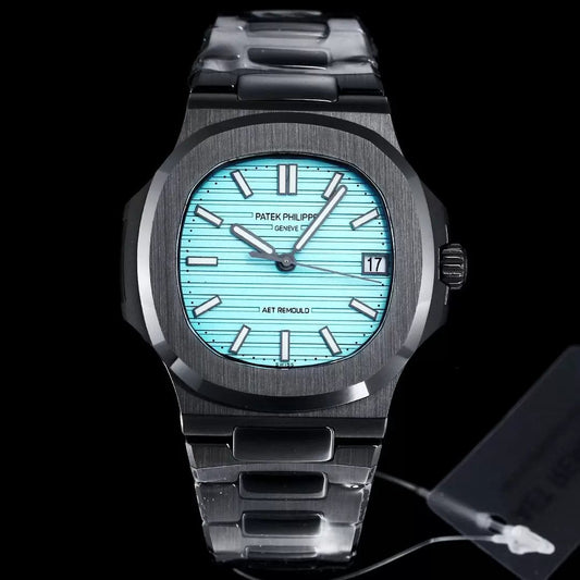 [AET modified] Patek Philippe Nautilus 5711 ceramica Nero Tiffany quadrante 1:1  edizione migliore