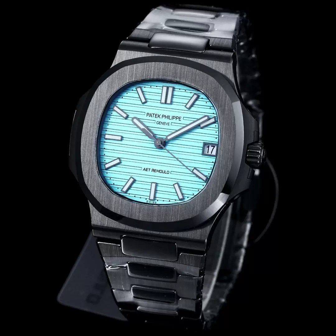 [AET modificado] Patek Philippe Nautilus 5711 ceramica Nero Tiffany quadrante 1:1 edição melhor