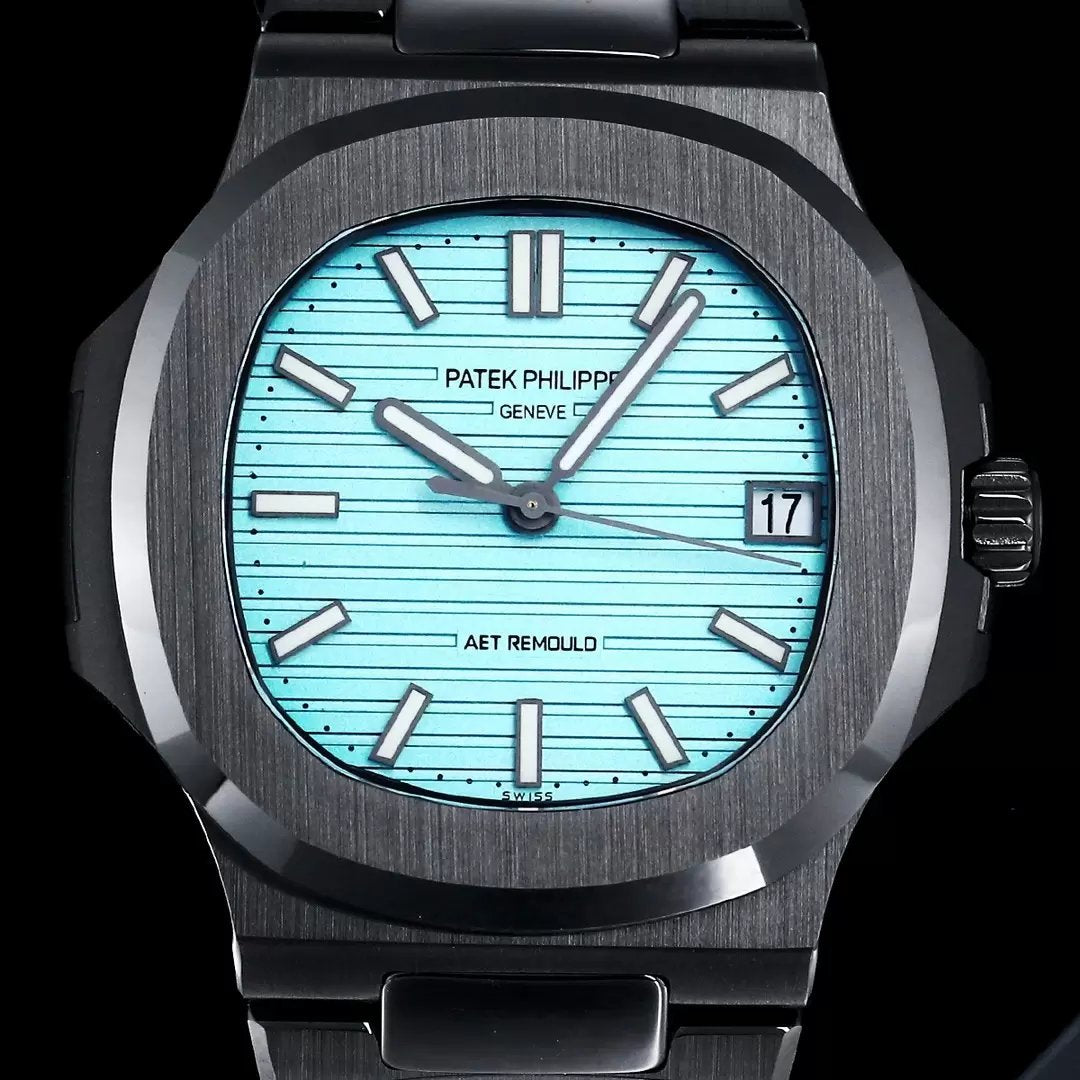 [AET modificado] Patek Philippe Nautilus 5711 ceramica Nero Tiffany quadrante 1:1 edição melhor