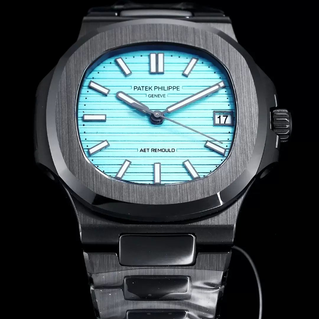 [AET modificado] Patek Philippe Nautilus 5711 ceramica Nero Tiffany quadrante 1:1 edição melhor