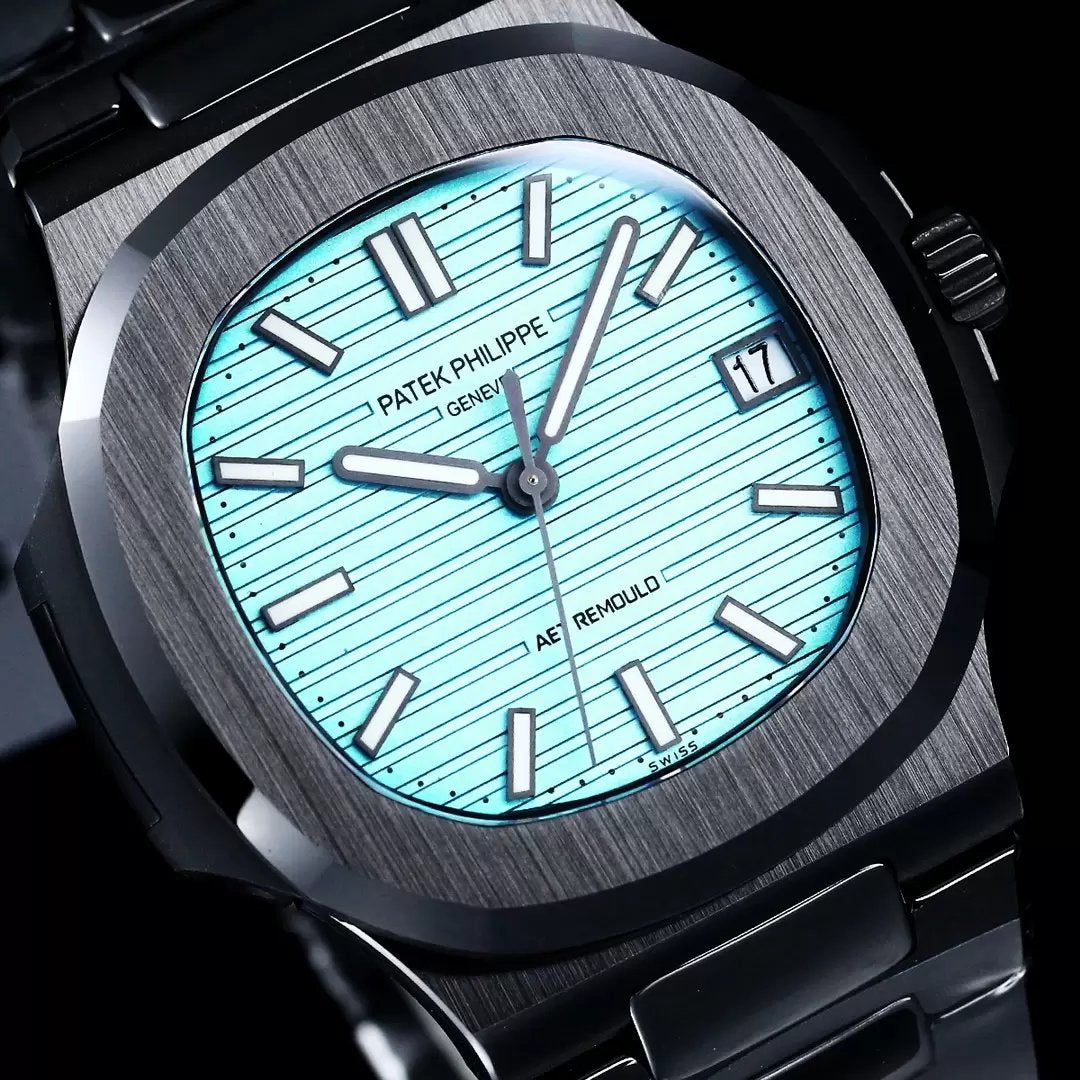 [AET modificado] Patek Philippe Nautilus 5711 ceramica Nero Tiffany quadrante 1:1 edição melhor