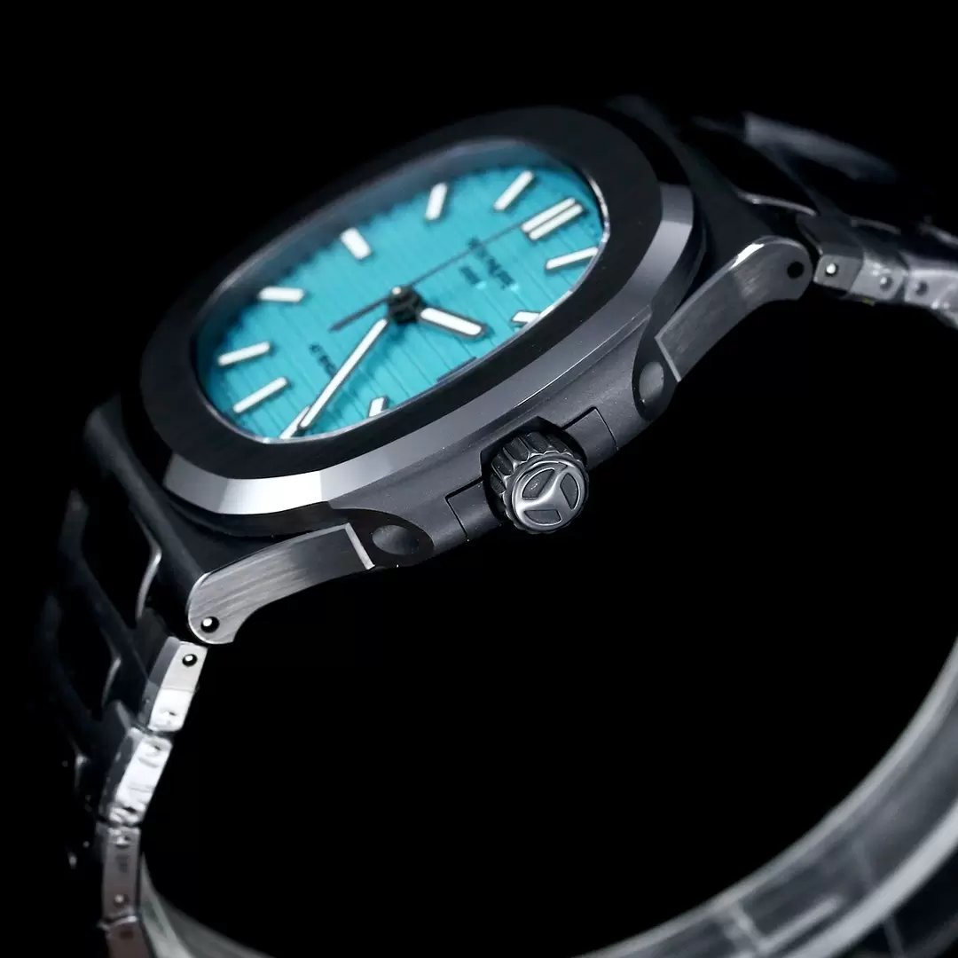 [AET modificado] Patek Philippe Nautilus 5711 ceramica Nero Tiffany quadrante 1:1 edição melhor