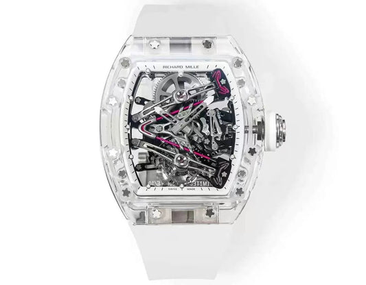 Richard Mille RM38-02 Tourbillon movimento 1:1 Best Clone RM Fabbrica Rubber cinturino