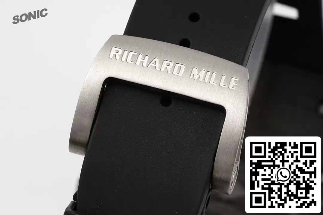 Richard Mille RM35-01 Sonic Fabbrica 1:1 Best Edition Black Carbon NTPT Black Rubber cinturino