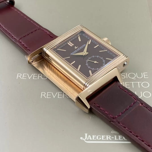 Jaeger-LeCoultre Reverso Tribute Monoface Small Seconds 713256J MG Fabbrica 1:1 Best Edition