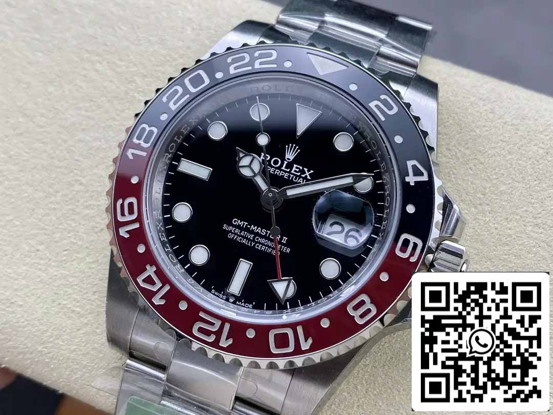 Rolex GMT Master II M126710BLRO-0001 Pepsi 1:1 edizione migliore from AR Fabbrica V4 upgrade Oyster cinturino
