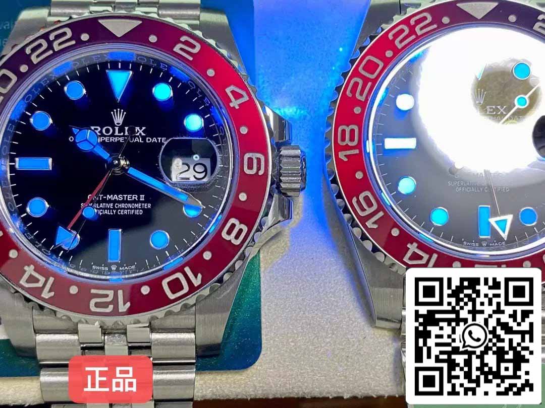 Rolex GMT Master II M126710BLRO-0001 Pepsi 1:1 edizione migliore from ARF Fabbrica V3 upgrade Jubilee cinturino