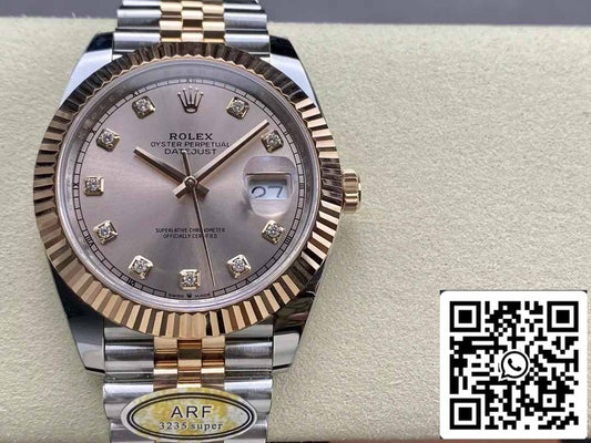 Rolex Datejust 126331-001 ARF Fabbrica 1:1 edizione migliore electroplated with 18k Oro