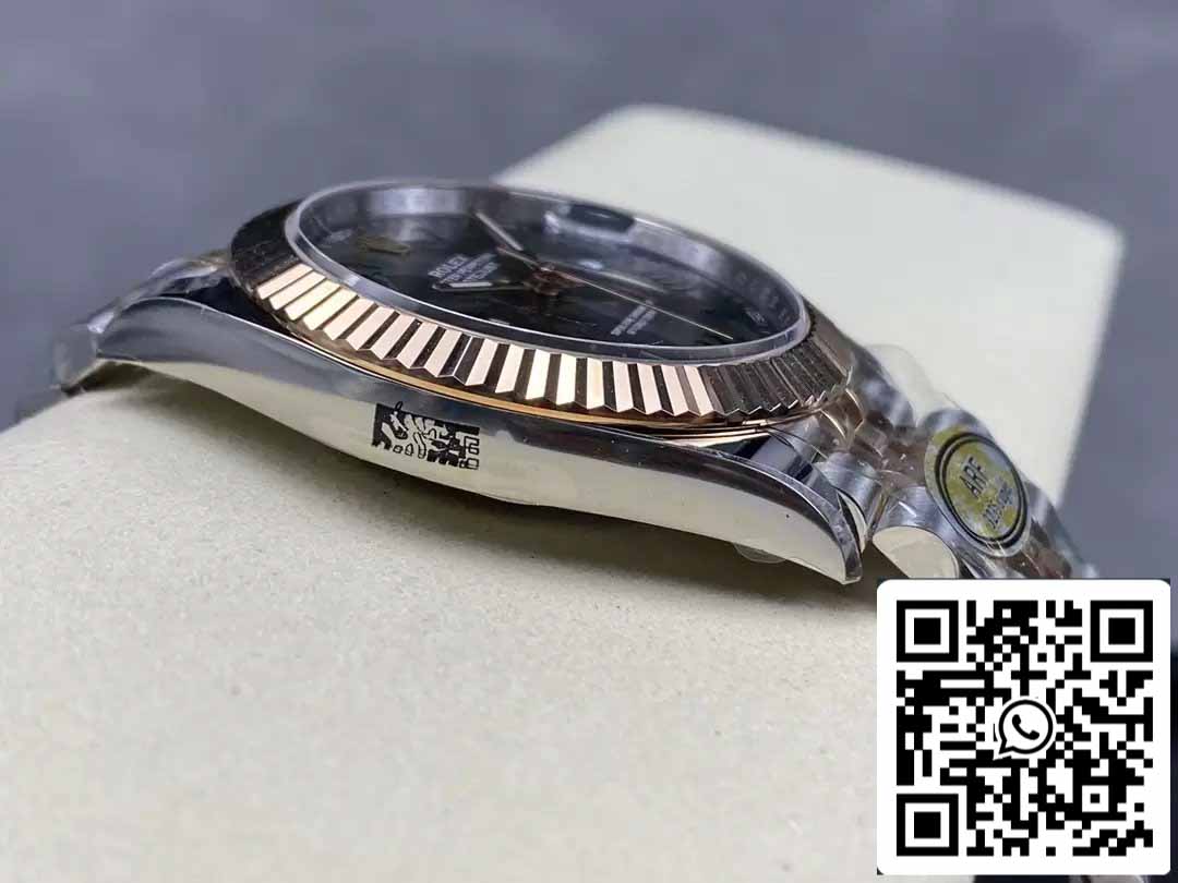 Rolex Datejust 41 126331 Wimbledon quadrante Jubilee cinturino ARF Fabbrica 1:1 edizione migliore electroplated with 18k Oro