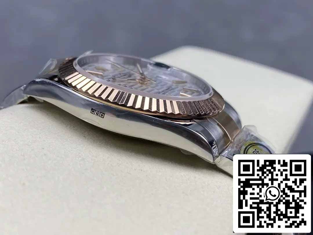 Rolex Datejust 41 126331-0017 Oyster cinturino ARF Fabbrica 1:1 edizione migliore electroplated with 18k Oro