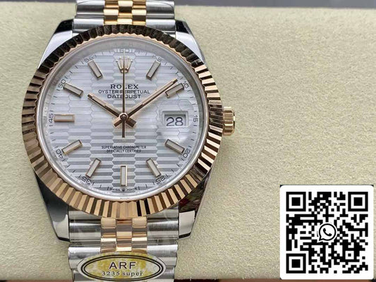 Rolex Datejust 41 126331 Jubilee cinturino ARF Fabbrica 1:1 edizione migliore electroplated with 18k Oro