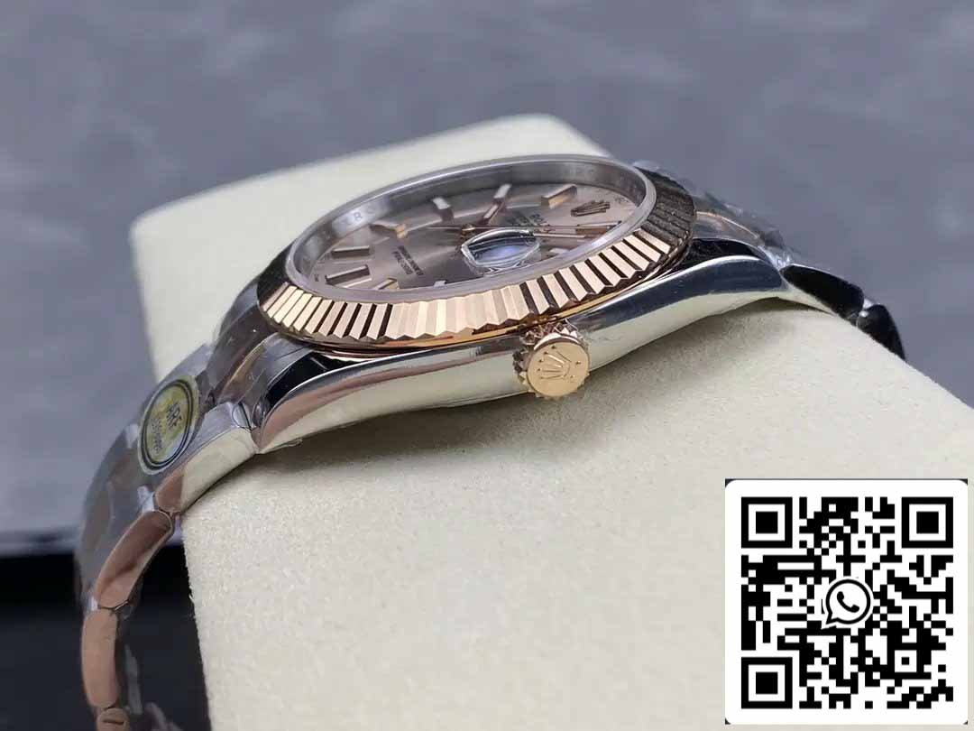 Rolex Datejust 126331-0009 Oyster cinturino ARF Fabbrica 1:1 edizione migliore electroplated with 18k Oro