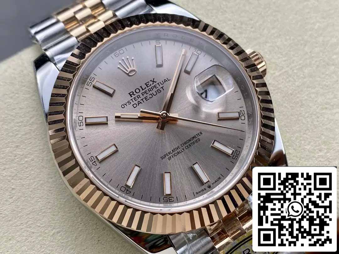 Rolex Datejust 126331-010 Jubilee cinturino ARF Fabbrica 1:1 edizione migliore electroplated with 18k Oro