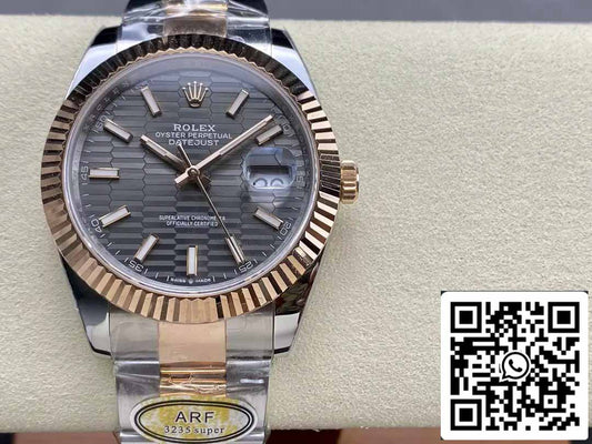 Rolex Datejust 126331-0019 Oyster cinturino ARF Fabbrica 1:1 edizione migliore electroplated with 18k Oro