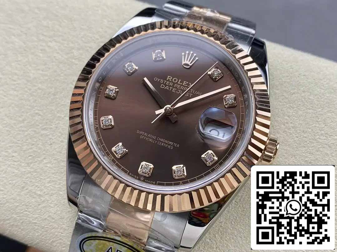 Rolex Datejust 126331-0003 ARF Fabbrica 1:1 edizione migliore electroplated with 18k Oro