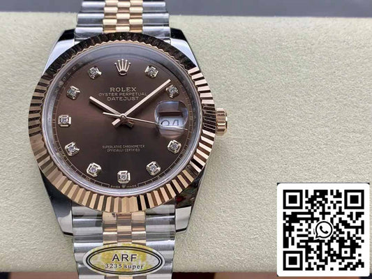 Rolex Datejust 126331-004 ARF Fabbrica 1:1 edizione migliore electroplated with 18k Oro