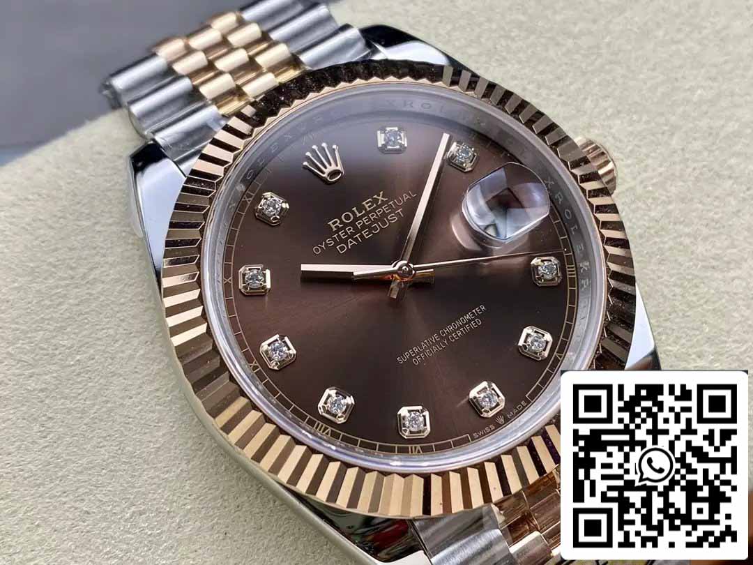 Rolex Datejust 126331-004 ARF Fabbrica 1:1 edizione migliore electroplated with 18k Oro