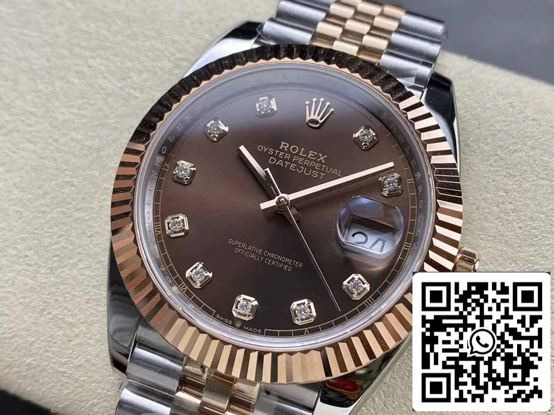 Rolex Datejust 126331-004 ARF Fabbrica 1:1 edizione migliore electroplated with 18k Oro