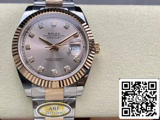 Rolex Datejust 126331-0007 ARF Fabbrica 1:1 edizione migliore electroplated with 18k Oro