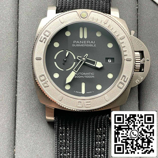 Panerai Submersible PAM00984 1:1 edizione migliore VS Fabbrica quadrante nero Swiss P.9010
