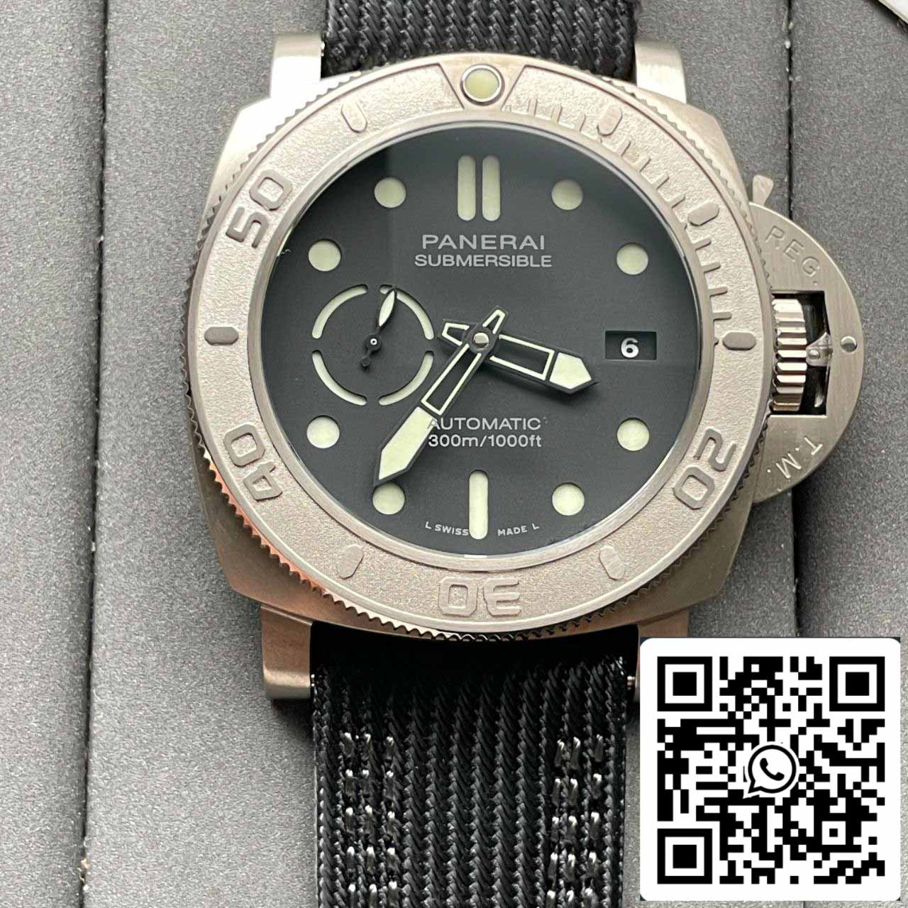 Panerai Sumergible PAM00984 1:1 edizione migliore VS Fabbrica quadrante nero Swiss P.9010