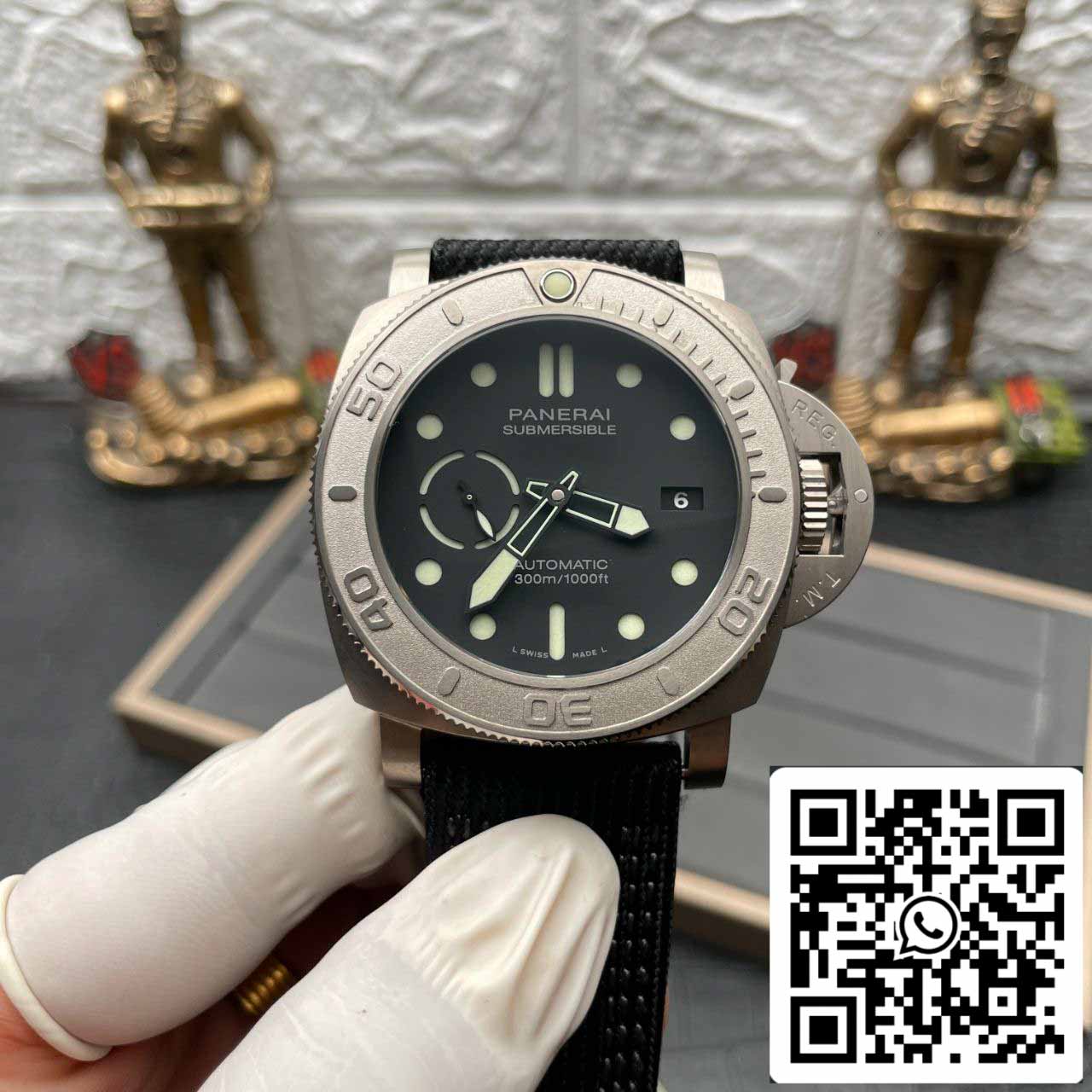 Panerai Sumergible PAM00984 1:1 edizione migliore VS Fabbrica quadrante nero Swiss P.9010