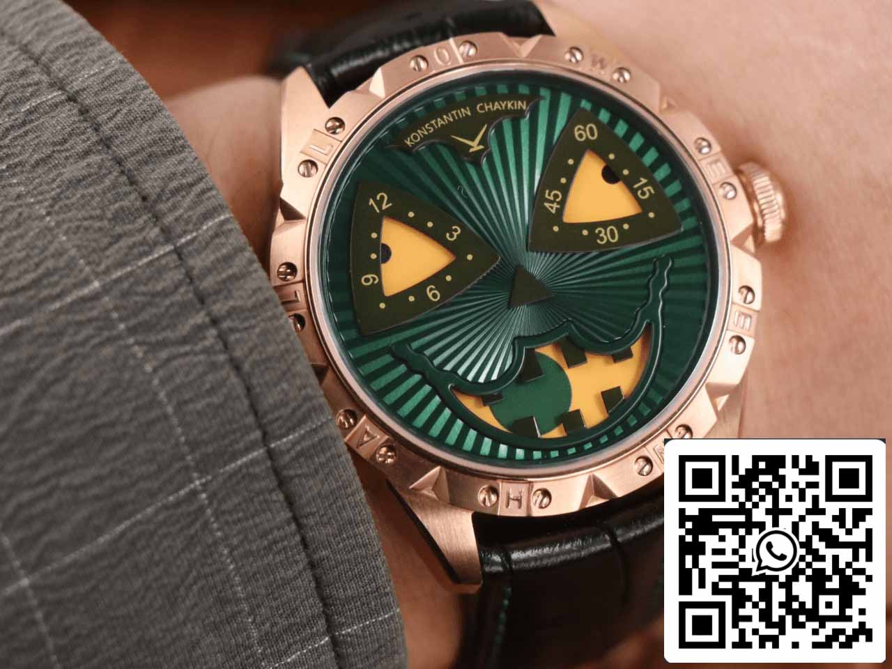 Konstantin Chaykin Joker K07 Green Halloween Black cinturino 1:1 Best Edition TW Fabbrica V3s Version