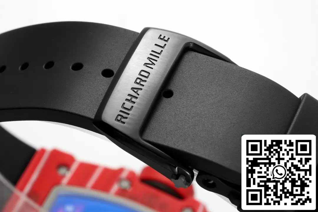 Richard Mille RM035-02 NTPT Carbon 1:1 Best Edition ZF Fabbrica Red Demon Version Black cinturino